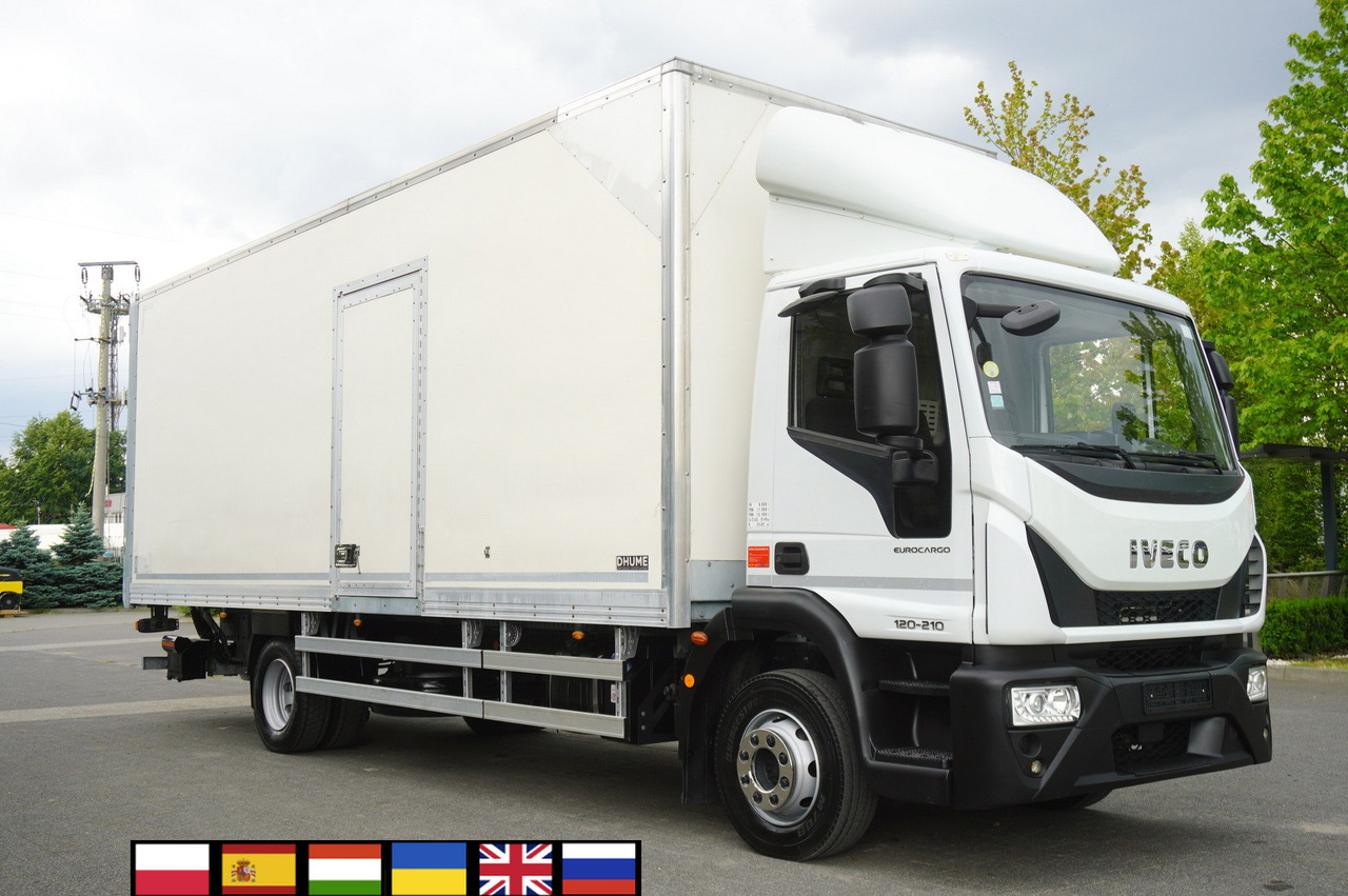 IVECO Eurocargo 12.210 / 18 EPAL box / 130 tho. km! / Dhollandia tail lift 1500 kg - Furgonas sunkvežimis: foto 1 IVECO Eurocargo 12.210 / 18 EPAL box / 130 tho. km! / Dhollandia tail lift 1500 kg - Furgonas sunkvežimis: foto 1