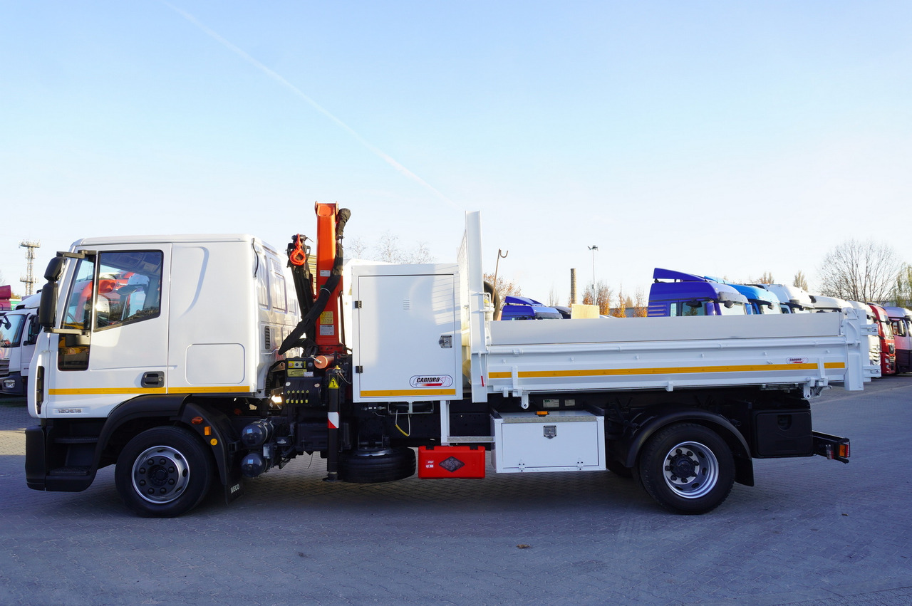 IVECO Eurocargo 120E18 Crane Palfinger / 3-way tipper / sleeper cab - Savivartis sunkvežimis, Sunkvežimis su kranu: foto 5 IVECO Eurocargo 120E18 Crane Palfinger / 3-way tipper / sleeper cab - Savivartis sunkvežimis, Sunkvežimis su kranu: foto 5