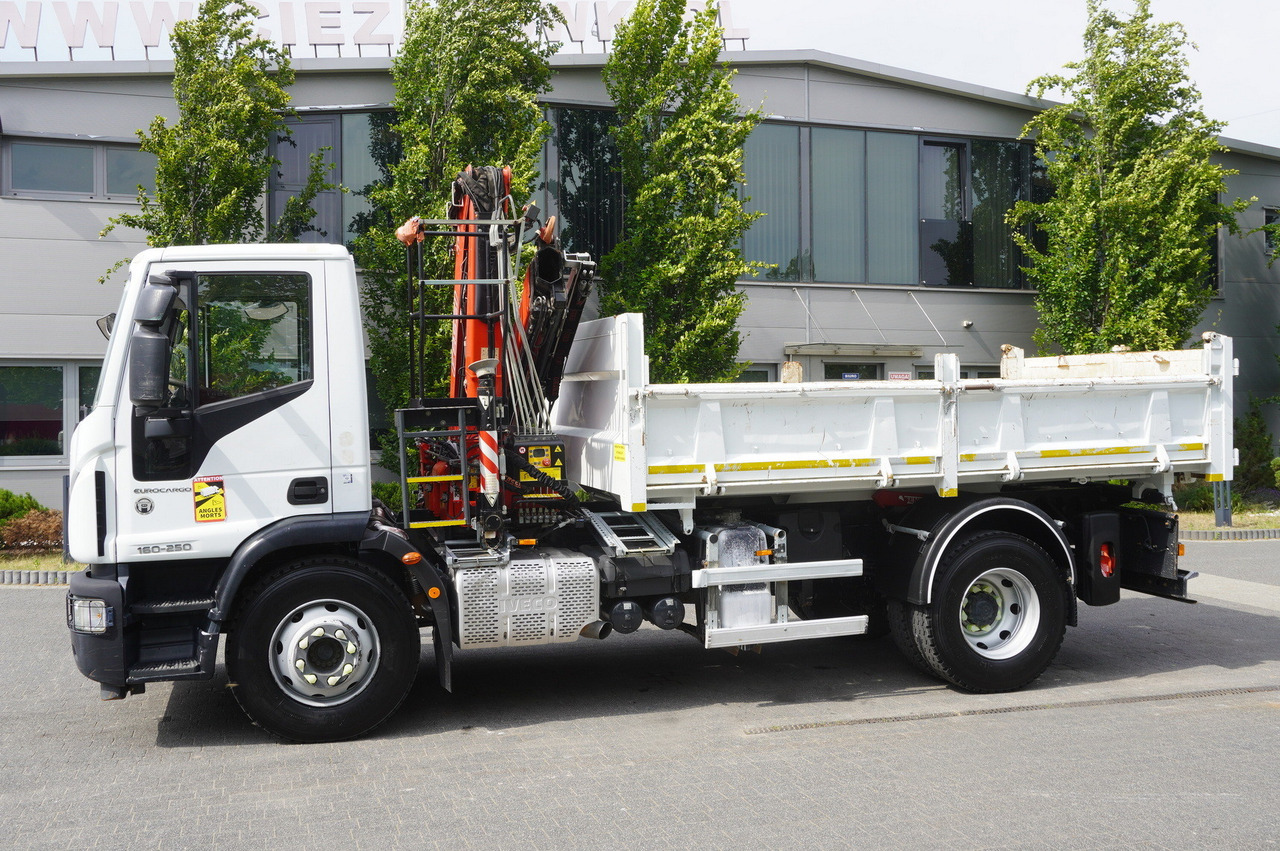 IVECO Eurocargo 160-250 / Fassi F95 crane / 120 tho. km / 3-sided tipper - Savivartis sunkvežimis: foto 5 IVECO Eurocargo 160-250 / Fassi F95 crane / 120 tho. km / 3-sided tipper - Savivartis sunkvežimis: foto 5