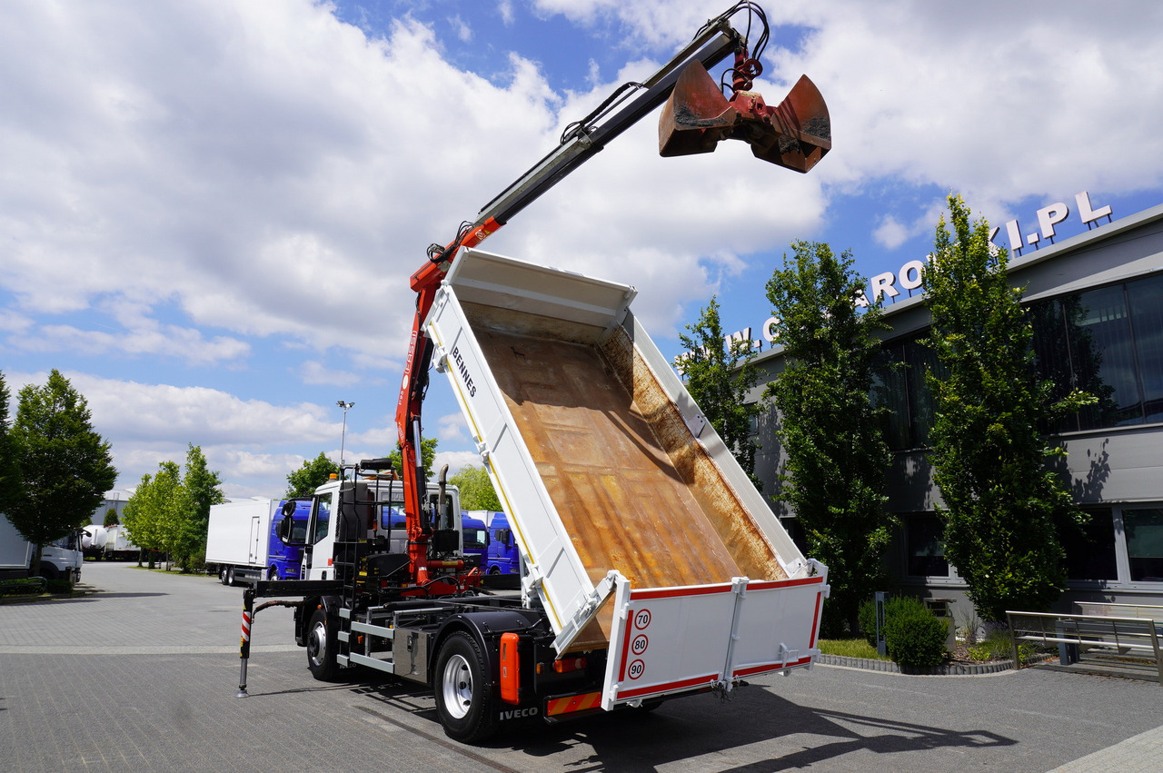 IVECO Eurocargo 160E22 EEV Dump truck / Bortmatic / Crane FASSI F95A.0.22 - Platforminis/ Bortinis sunkvežimis, Sunkvežimis su kranu: foto 4 IVECO Eurocargo 160E22 EEV Dump truck / Bortmatic / Crane FASSI F95A.0.22 - Platforminis/ Bortinis sunkvežimis, Sunkvežimis su kranu: foto 4