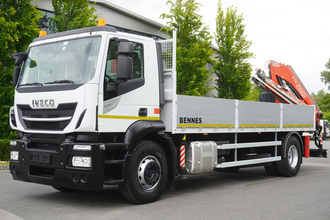Iveco Stralis 310 / 34 tho km !!! / FASSI 4 Tons 400 MTH! / Flatbed - Platforminis/ Bortinis sunkvežimis, Sunkvežimis su kranu: foto 4 Iveco Stralis 310 / 34 tho km !!! / FASSI 4 Tons 400 MTH! / Flatbed - Platforminis/ Bortinis sunkvežimis, Sunkvežimis su kranu: foto 4