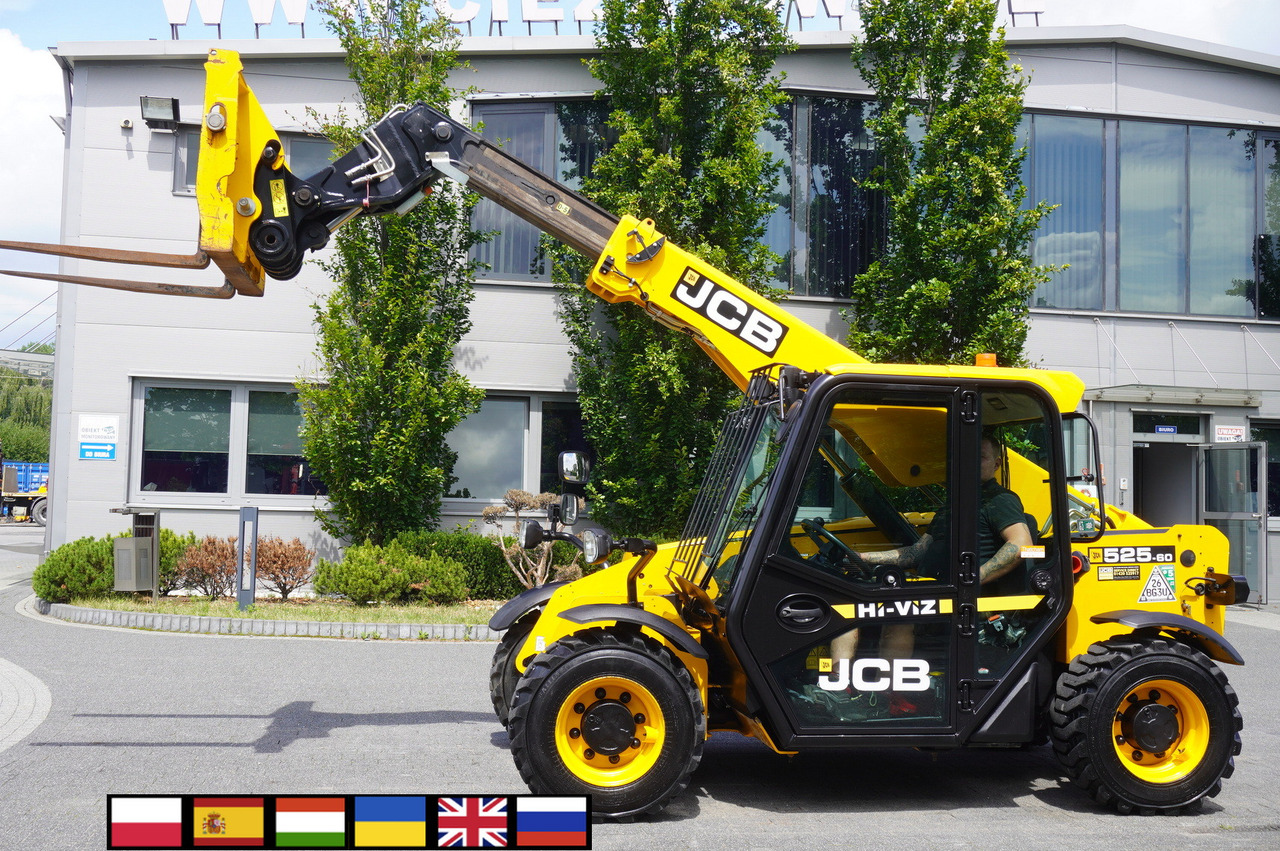 JCB 525-60T5 / 2022 / 860 MTH! / 2.5 T / Reach 6 m / joystick - Teleskopinis ratinis krautuvas: foto 1 JCB 525-60T5 / 2022 / 860 MTH! / 2.5 T / Reach 6 m / joystick - Teleskopinis ratinis krautuvas: foto 1