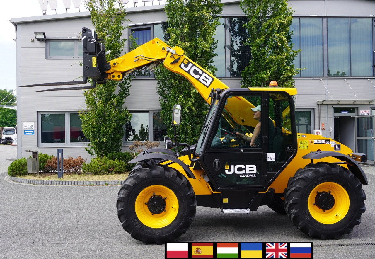 JCB 526-56 AGRI Plus / 5.6 m telescopic loader / joystick - Teleskopinis ratinis krautuvas: foto 1 JCB 526-56 AGRI Plus / 5.6 m telescopic loader / joystick - Teleskopinis ratinis krautuvas: foto 1
