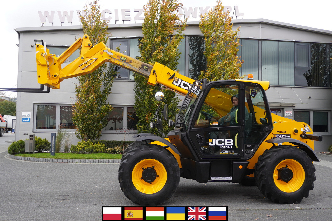 JCB 531-70 / 900 MTH telescopic charger! / 3.1 T / 7 M - Teleskopinis ratinis krautuvas: foto 1 JCB 531-70 / 900 MTH telescopic charger! / 3.1 T / 7 M - Teleskopinis ratinis krautuvas: foto 1