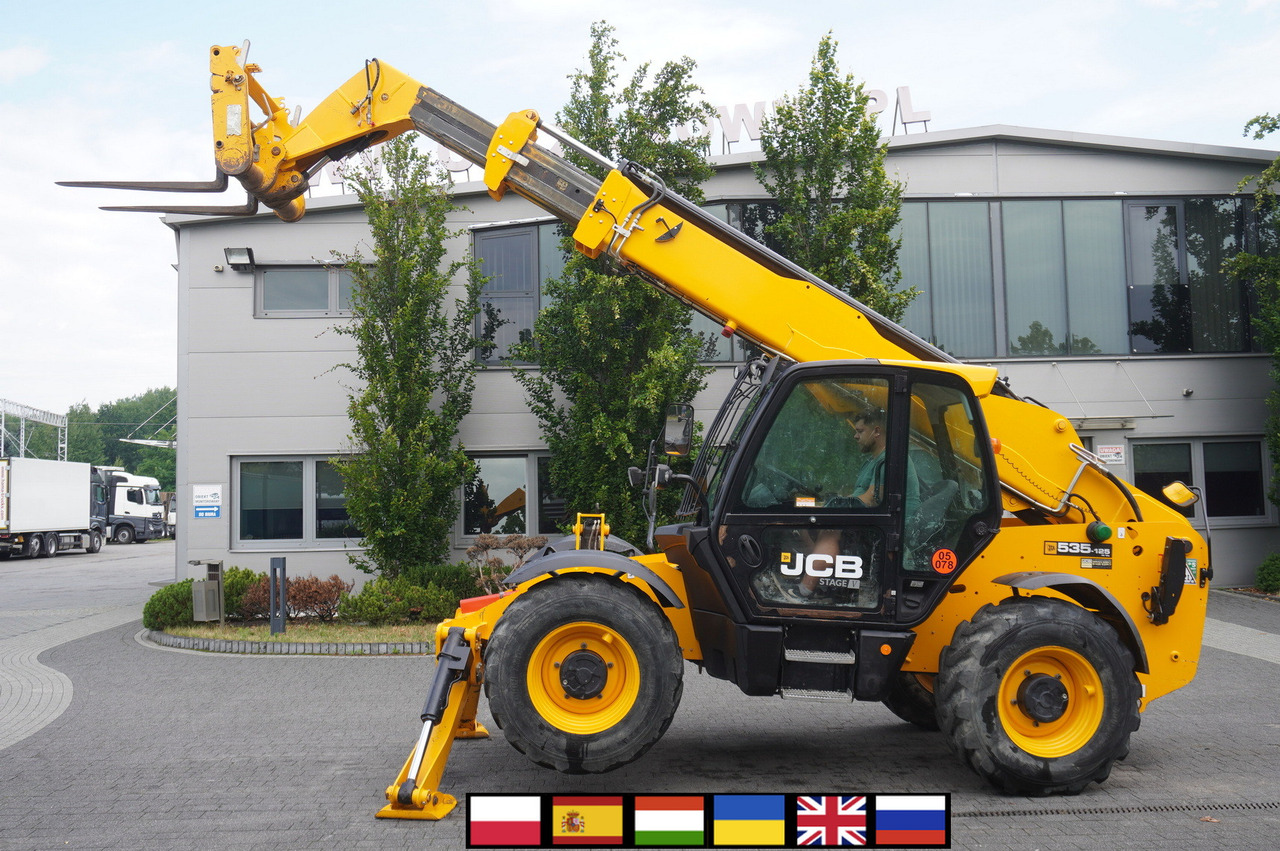 JCB 535-125 / 1500 MTH! / reach 12.5 m / 2021 / 3.5 t - Teleskopinis ratinis krautuvas: foto 1 JCB 535-125 / 1500 MTH! / reach 12.5 m / 2021 / 3.5 t - Teleskopinis ratinis krautuvas: foto 1
