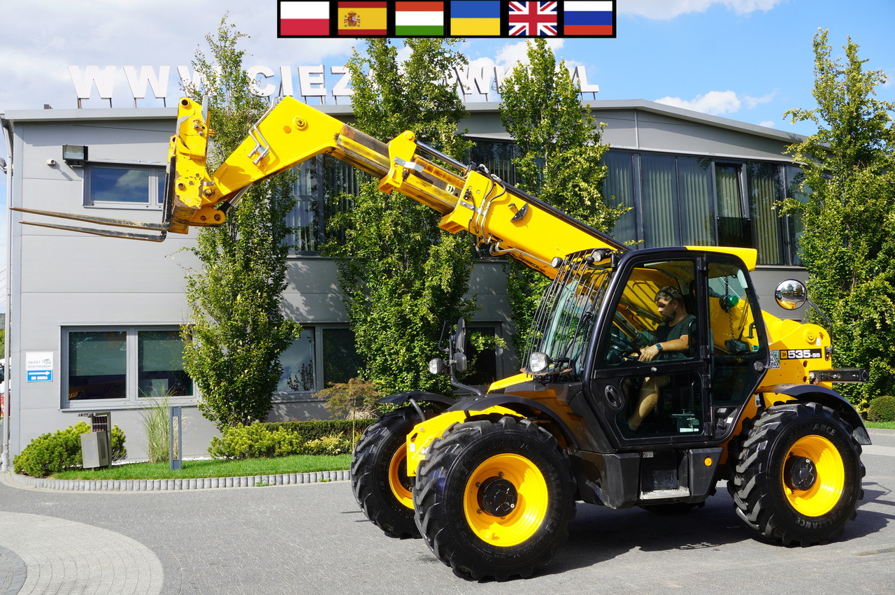 JCB 535-95 / 3.5 T / range 9.5 m / 700 MTH! - Teleskopinis ratinis krautuvas: foto 1 JCB 535-95 / 3.5 T / range 9.5 m / 700 MTH! - Teleskopinis ratinis krautuvas: foto 1