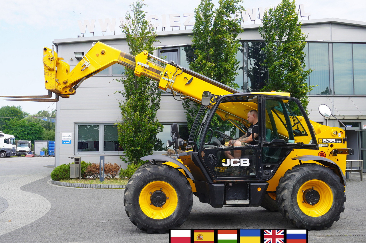 JCB 535-95 / 3.5 T / range 9.5 m / joystick / 2021 - Teleskopinis ratinis krautuvas: foto 1 JCB 535-95 / 3.5 T / range 9.5 m / joystick / 2021 - Teleskopinis ratinis krautuvas: foto 1