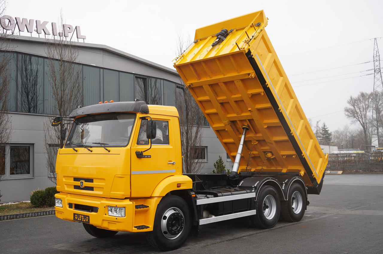 KAMAZ T2530 E5 6×4 / 3-sided tipper - Savivartis sunkvežimis, Sunkvežimis su kranu: foto 1 KAMAZ T2530 E5 6×4 / 3-sided tipper - Savivartis sunkvežimis, Sunkvežimis su kranu: foto 1