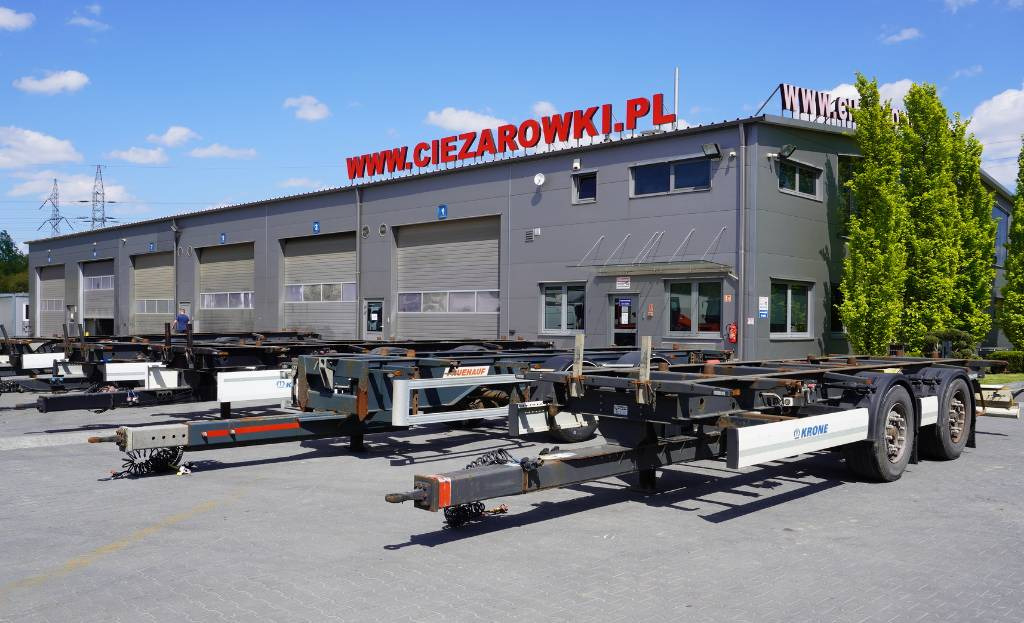 KRONE Trailer Krone BDF / 18 t - Konteineris-vežimus/ Sukeisti kūną priekaba: foto 1 KRONE Trailer Krone BDF / 18 t - Konteineris-vežimus/ Sukeisti kūną priekaba: foto 1