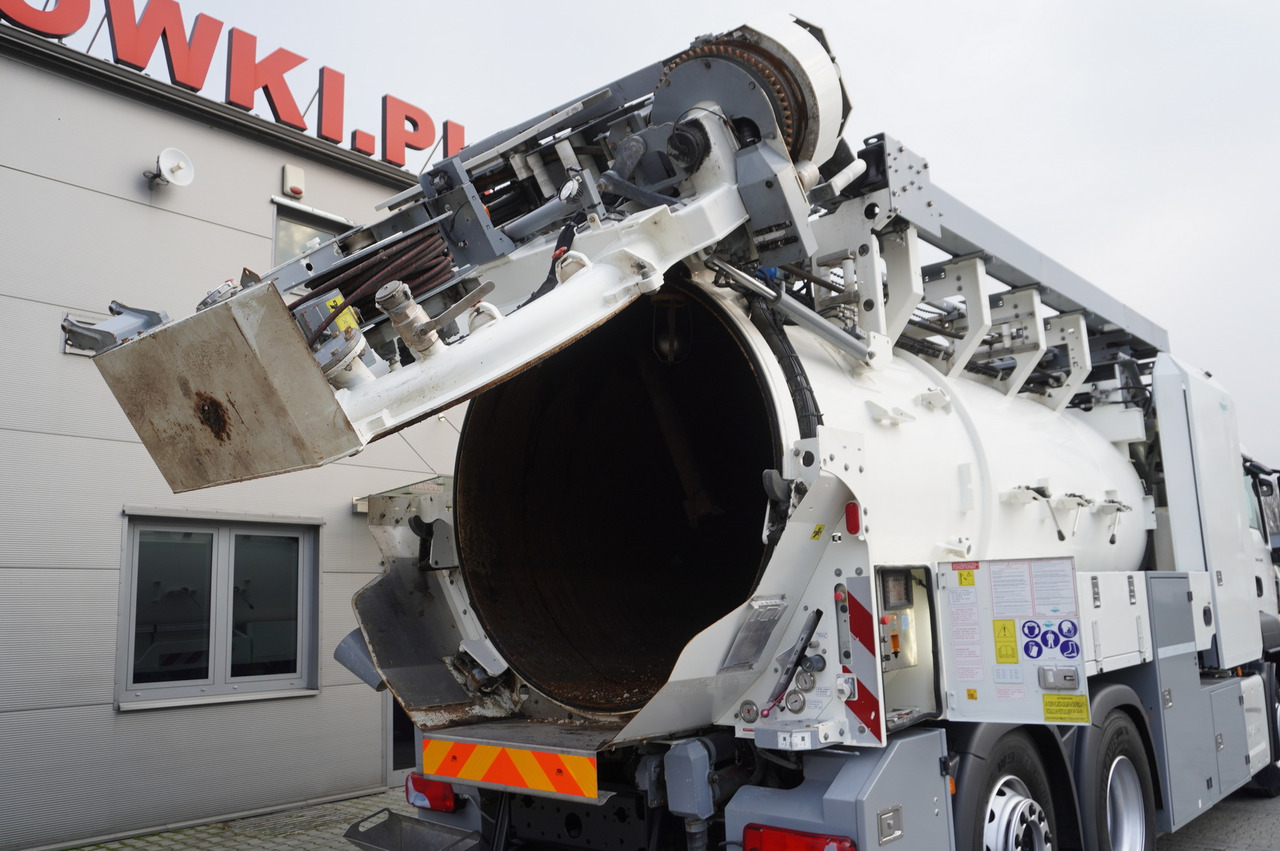 Asenizatorius MAN TGS 26.360 E6 / RIVARD sewage cleaner 18 m3 / 180 tho. km / steering axle / 2 units: foto 26