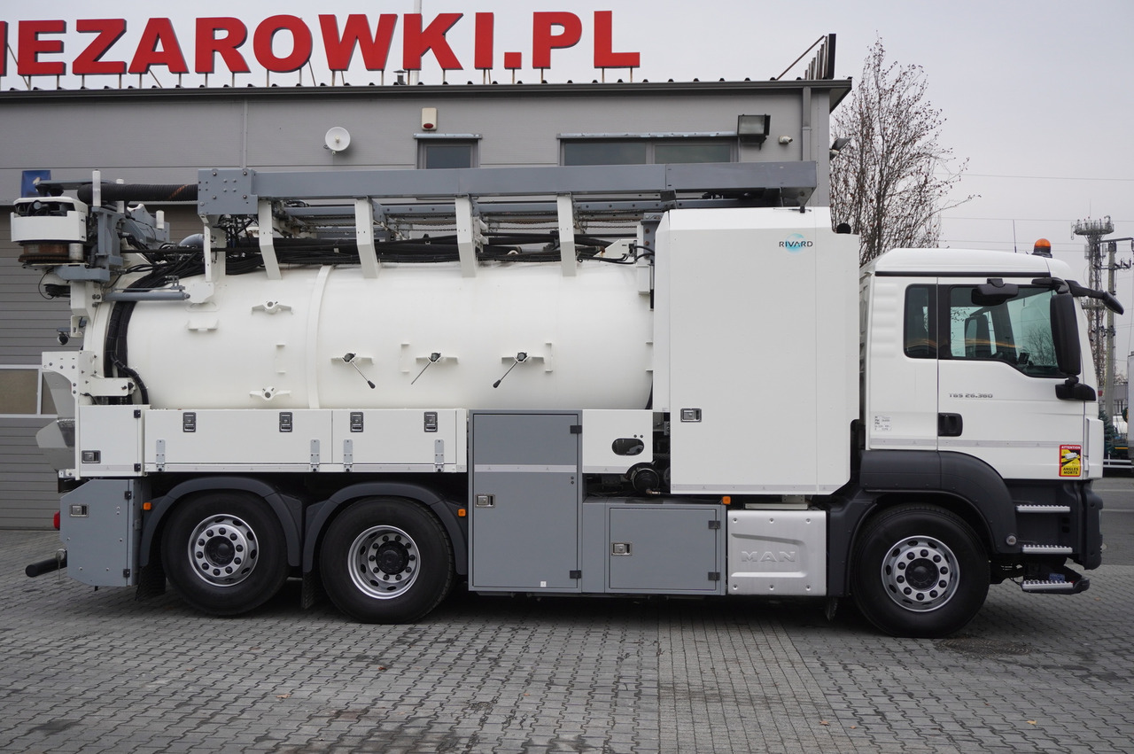 MAN TGS 26.360 E6 / RIVARD sewage cleaner 18 m3 / 180 tho. km / steering axle / 2 units - Asenizatorius: foto 3 MAN TGS 26.360 E6 / RIVARD sewage cleaner 18 m3 / 180 tho. km / steering axle / 2 units - Asenizatorius: foto 3
