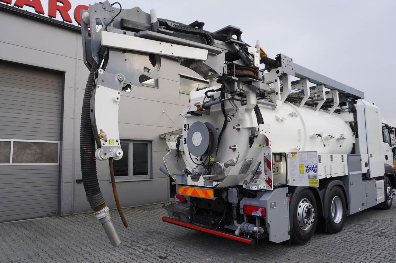 Asenizatorius MAN TGS 26.360 E6 / RIVARD sewage cleaner 18 m3 / 180 tho. km / steering axle / 2 units: foto 23