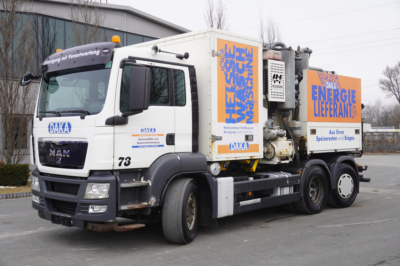 MAN TGS 26.360 / Holzmann Fahrzeugbau HBS 28/120.00 kitchen waste vehicle / Euro 5 - Šiukšliavežis: foto 1 MAN TGS 26.360 / Holzmann Fahrzeugbau HBS 28/120.00 kitchen waste vehicle / Euro 5 - Šiukšliavežis: foto 1