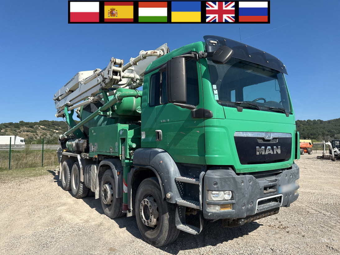 MAN TGS 35.480 8x4 Concrete Mixer Pump truck / Putzmeister M24-3 / 1600 MTH! - Betonvežis: foto 1 MAN TGS 35.480 8x4 Concrete Mixer Pump truck / Putzmeister M24-3 / 1600 MTH! - Betonvežis: foto 1