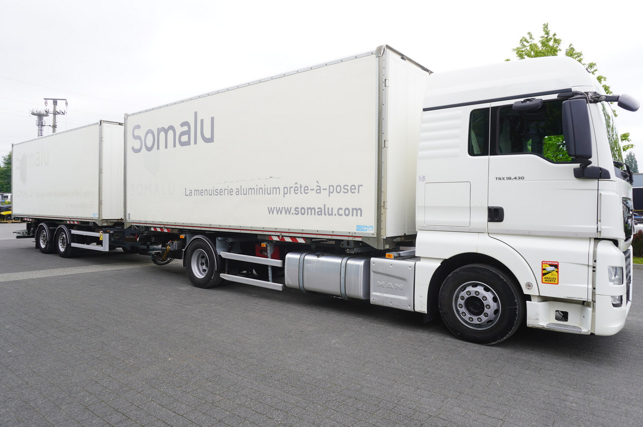 MAN TGX 18.430 / 18 EPAL box / Fruehauf 18 EPAL box trailer / 2021 - Furgonas sunkvežimis: foto 4 MAN TGX 18.430 / 18 EPAL box / Fruehauf 18 EPAL box trailer / 2021 - Furgonas sunkvežimis: foto 4