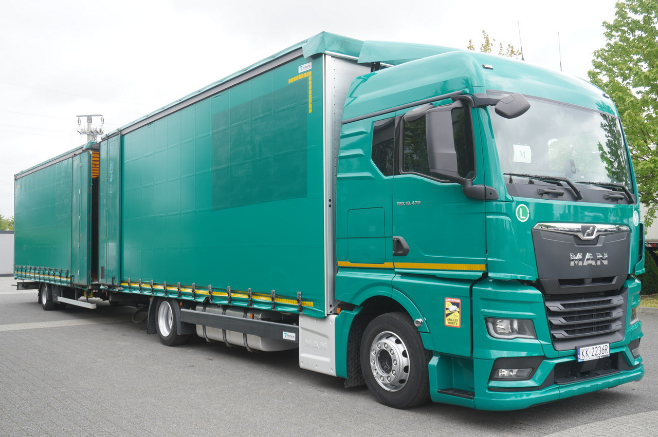 MAN TGX 18.470 / Trailer 19 EPAL / Curtainsider 19 EPAL / 2022 / Retarder / 15 units - Tentinis sunkvežimis: foto 3 MAN TGX 18.470 / Trailer 19 EPAL / Curtainsider 19 EPAL / 2022 / Retarder / 15 units - Tentinis sunkvežimis: foto 3
