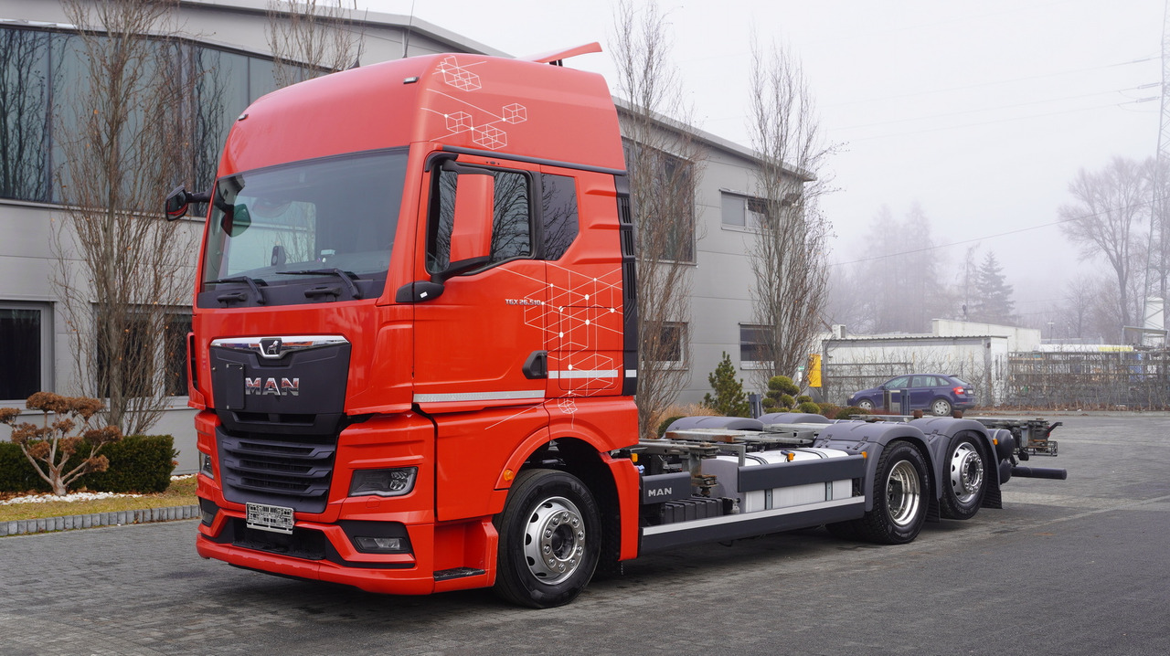 MAN TGX 26.510 / 2023 / 510 HP / BDF - Konteineris-vežimus/ Sukeisti kūną sunkvežimis: foto 1 MAN TGX 26.510 / 2023 / 510 HP / BDF - Konteineris-vežimus/ Sukeisti kūną sunkvežimis: foto 1