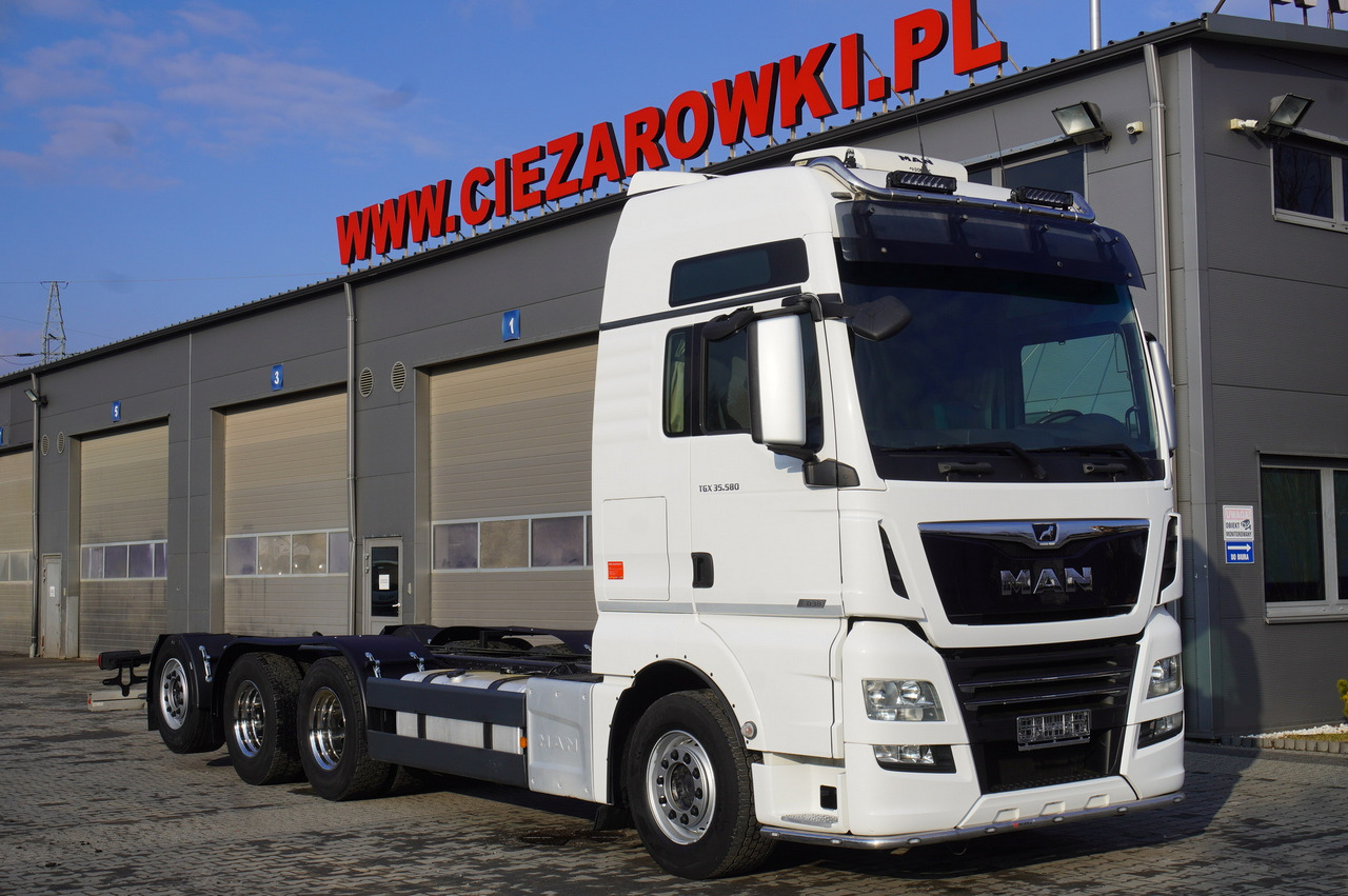 MAN TGX 35.580 E6 8x4/4 - 8.8m chassis frame - Sunkvežimis su kranu: foto 1 MAN TGX 35.580 E6 8x4/4 - 8.8m chassis frame - Sunkvežimis su kranu: foto 1
