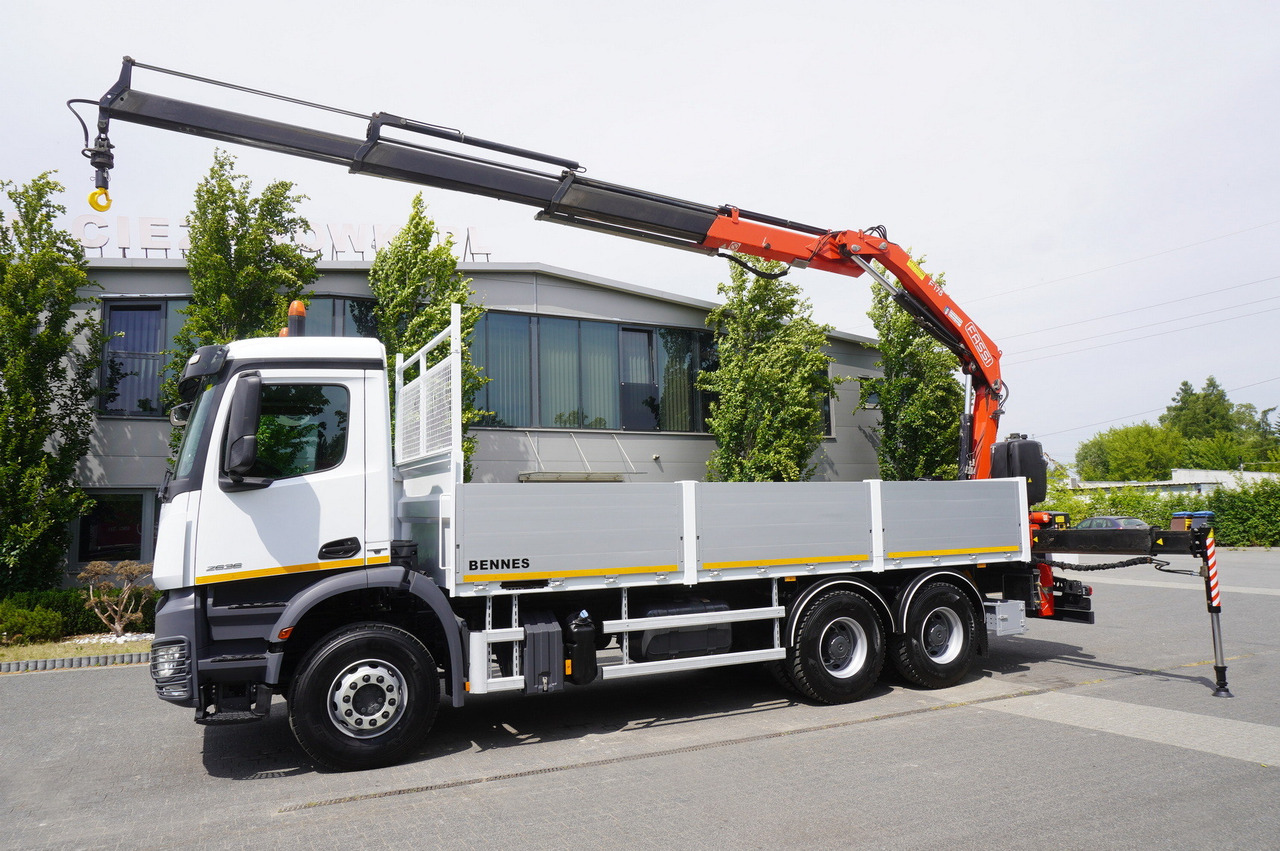 MERCEDES-BENZ AROCS 2636 Flatbed / HDS FASSI F175 7.7 T / 150,000 km - Autokranas: foto 4 MERCEDES-BENZ AROCS 2636 Flatbed / HDS FASSI F175 7.7 T / 150,000 km - Autokranas: foto 4