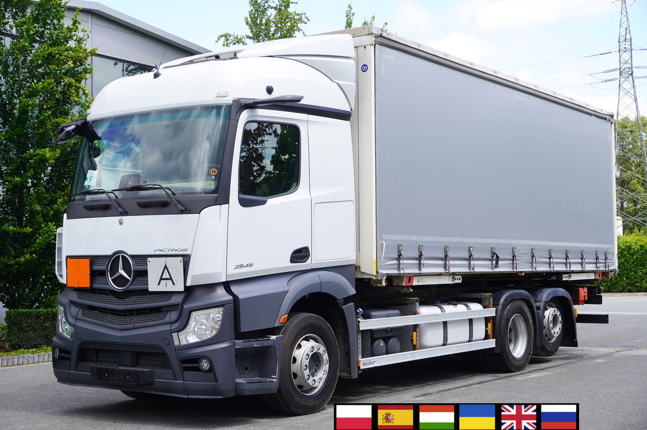 MERCEDES-BENZ Actros 2545 6×2 MP5 / ADR AT / Curtainsider 18 EPAL - Tentinis sunkvežimis: foto 1 MERCEDES-BENZ Actros 2545 6×2 MP5 / ADR AT / Curtainsider 18 EPAL - Tentinis sunkvežimis: foto 1