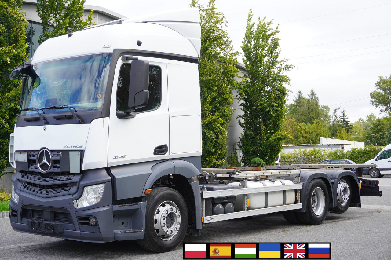 MERCEDES-BENZ Actros 2545 6×2 MP5 / Full ADR / 2 units - Konteineris-vežimus/ Sukeisti kūną sunkvežimis: foto 1 MERCEDES-BENZ Actros 2545 6×2 MP5 / Full ADR / 2 units - Konteineris-vežimus/ Sukeisti kūną sunkvežimis: foto 1