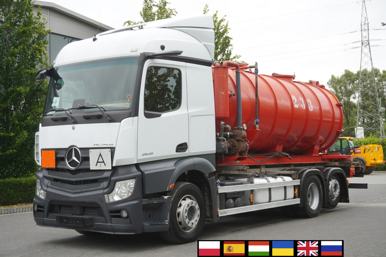 MERCEDES-BENZ Actros 2545 6 × 2 MP5 / NEW septic barrel 13000 L - Srutovežis: foto 1 MERCEDES-BENZ Actros 2545 6 × 2 MP5 / NEW septic barrel 13000 L - Srutovežis: foto 1