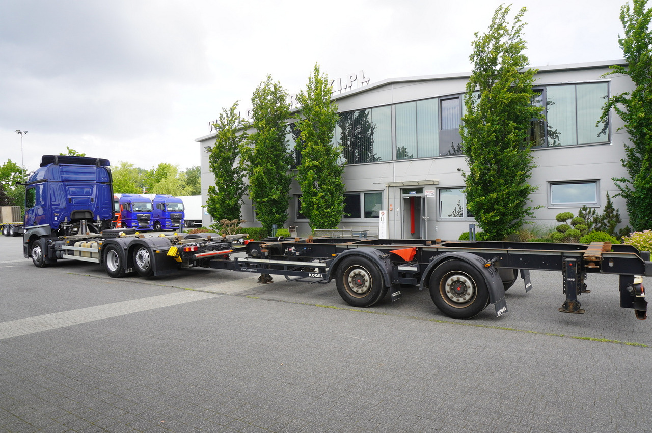 MERCEDES-BENZ Actros 2546 MP5 / BDF / 16.2 T load capacity / trailer BDF Kogel - Konteineris-vežimus/ Sukeisti kūną sunkvežimis: foto 3 MERCEDES-BENZ Actros 2546 MP5 / BDF / 16.2 T load capacity / trailer BDF Kogel - Konteineris-vežimus/ Sukeisti kūną sunkvežimis: foto 3