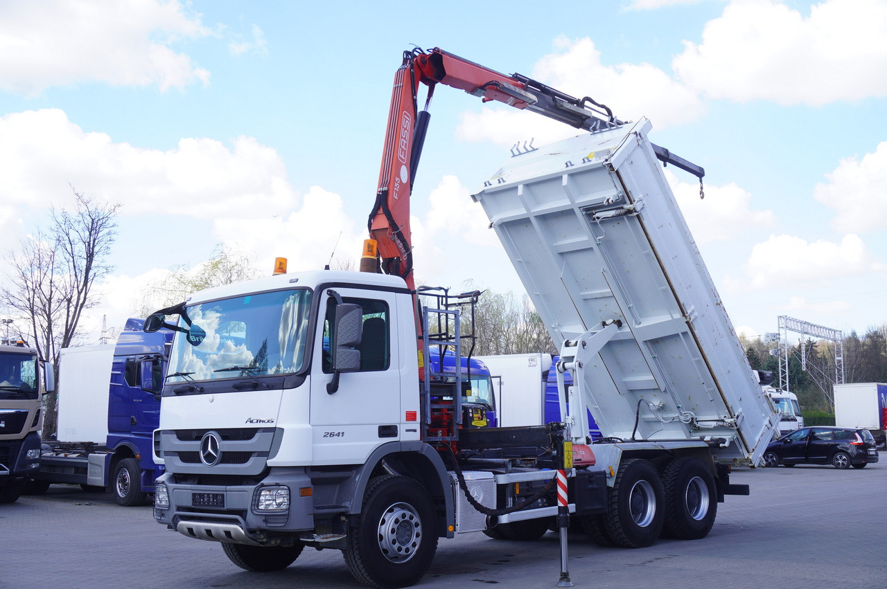 MERCEDES-BENZ Actros 2641 6×4 E5 / Crane / Dumper / 110000 km! - Autokranas: foto 2 MERCEDES-BENZ Actros 2641 6×4 E5 / Crane / Dumper / 110000 km! - Autokranas: foto 2