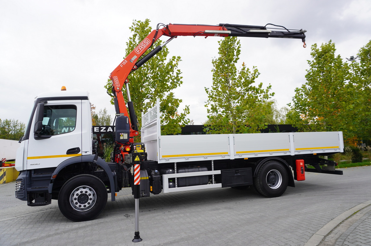 MERCEDES-BENZ Arocs 1830 / Flatbed 16 EPAL / HDS Fassi 155 / Reach 8 m / Load capacity 6160 kg - Sunkvežimis su kranu: foto 5 MERCEDES-BENZ Arocs 1830 / Flatbed 16 EPAL / HDS Fassi 155 / Reach 8 m / Load capacity 6160 kg - Sunkvežimis su kranu: foto 5