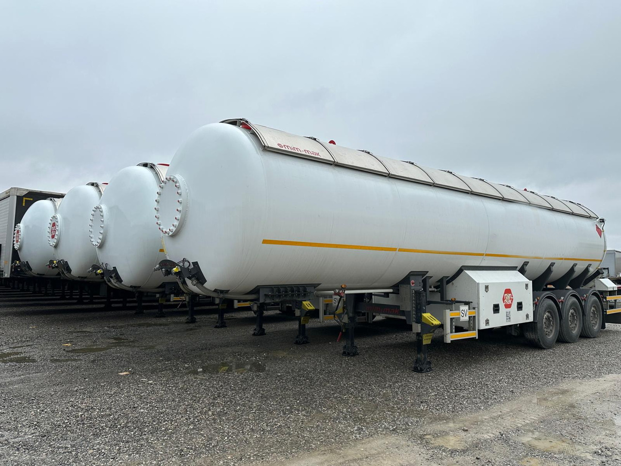 MIMMAK Gas tank semi-trailer MM312 / 2024 / 4 units - Puspriekabė cisterna: foto 2 MIMMAK Gas tank semi-trailer MM312 / 2024 / 4 units - Puspriekabė cisterna: foto 2