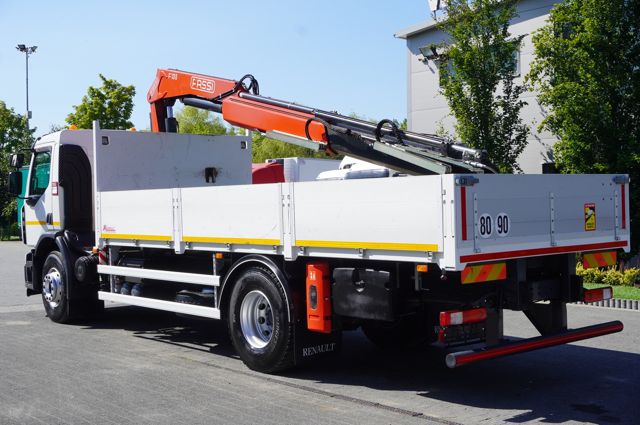 RENAULT C280 DTI 8 / FASSI crane 5.6 T / range 8 m / Flatbed 15 EPAL - Sunkvežimis su kranu: foto 3 RENAULT C280 DTI 8 / FASSI crane 5.6 T / range 8 m / Flatbed 15 EPAL - Sunkvežimis su kranu: foto 3