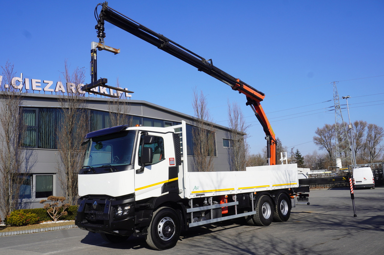 RENAULT C380 / 6x4 / HDS Palfinger PK 18002-EH 6000 kg - Sunkvežimis su kranu: foto 1 RENAULT C380 / 6x4 / HDS Palfinger PK 18002-EH 6000 kg - Sunkvežimis su kranu: foto 1