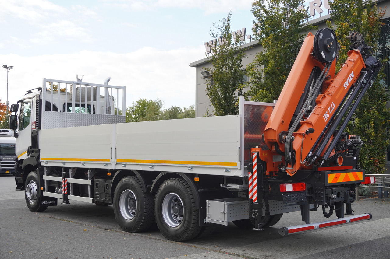 RENAULT C380 Comfort 6x4 / Atlas 172.3E crane / Range 12.3 m / capacity 6.1 t / Flatbed 17 EPAL - Sunkvežimis su kranu: foto 5 RENAULT C380 Comfort 6x4 / Atlas 172.3E crane / Range 12.3 m / capacity 6.1 t / Flatbed 17 EPAL - Sunkvežimis su kranu: foto 5