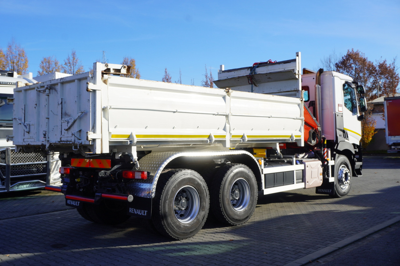 RENAULT C380 E6 6×4 / HDS Fassi F135 2700 MTH / Range 8 m / 5.6 t lifting capacity / 3-side tipper / Bortmatic - Savivartis sunkvežimis, Sunkvežimis su kranu: foto 4 RENAULT C380 E6 6×4 / HDS Fassi F135 2700 MTH / Range 8 m / 5.6 t lifting capacity / 3-side tipper / Bortmatic - Savivartis sunkvežimis, Sunkvežimis su kranu: foto 4