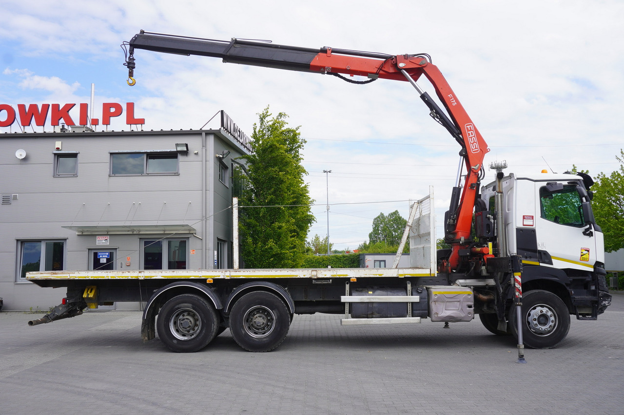 RENAULT K380 6x4 / FASSI F175 crane 7.85 t / 120 thousand km! - Platforminis/ Bortinis sunkvežimis, Sunkvežimis su kranu: foto 5 RENAULT K380 6x4 / FASSI F175 crane 7.85 t / 120 thousand km! - Platforminis/ Bortinis sunkvežimis, Sunkvežimis su kranu: foto 5