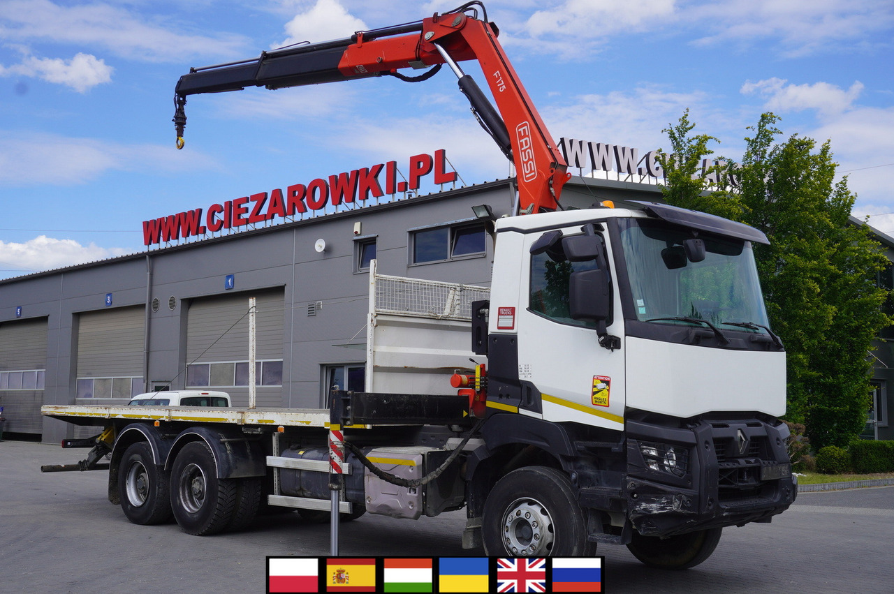 RENAULT K380 6x4 / FASSI F175 crane 7.85 t / 120 thousand km! - Sunkvežimis su kranu: foto 3 RENAULT K380 6x4 / FASSI F175 crane 7.85 t / 120 thousand km! - Sunkvežimis su kranu: foto 3