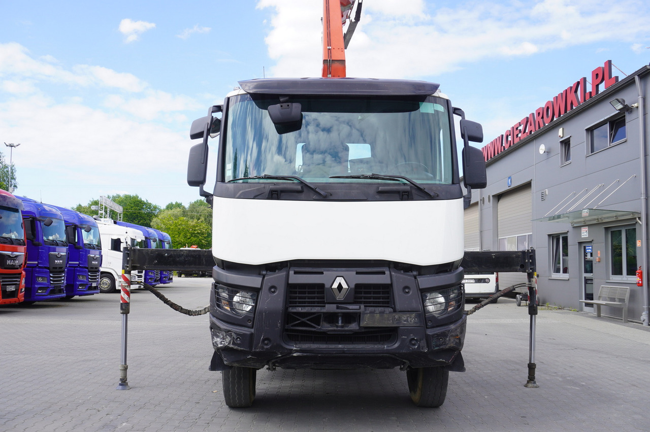 Platforminis/ Bortinis sunkvežimis, Sunkvežimis su kranu RENAULT K380 6x4 / FASSI F175 crane 7.85 t / 120 thousand km: foto 11