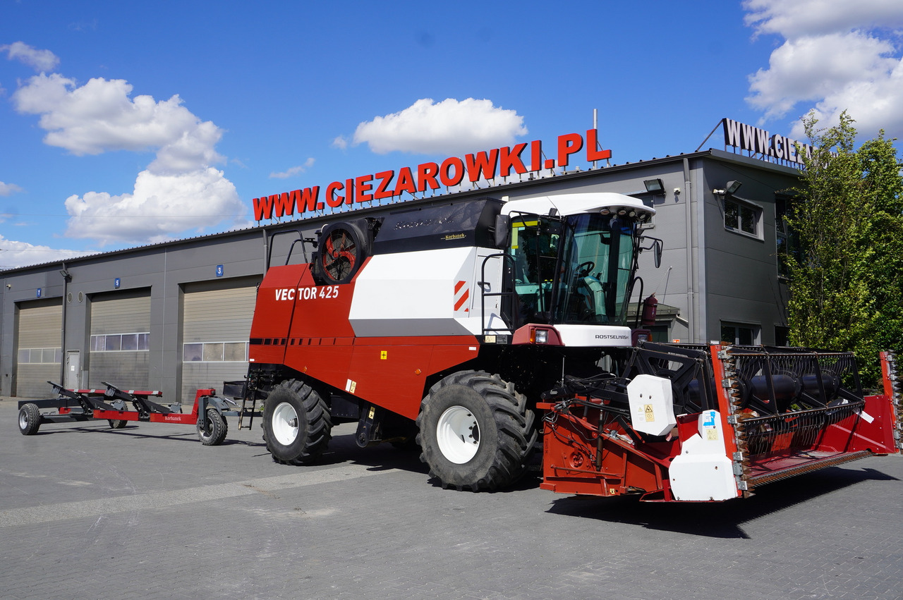 ROSTSELMASH VECTOR 425 RSM-101 grain harvester + Header 5 m + rapeseed harvesting extension / 2300 MTH - Derliaus nuėmimo kombainas: foto 2 ROSTSELMASH VECTOR 425 RSM-101 grain harvester + Header 5 m + rapeseed harvesting extension / 2300 MTH - Derliaus nuėmimo kombainas: foto 2