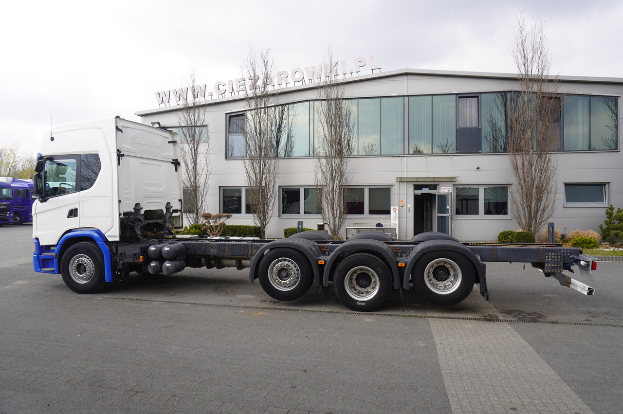 SCANIA G500 8x2 / 2nd axis steered / Chassis 8.35 m / 2021 - Važiuoklės sunkvežimis: foto 4 SCANIA G500 8x2 / 2nd axis steered / Chassis 8.35 m / 2021 - Važiuoklės sunkvežimis: foto 4