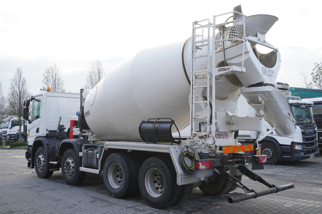 SCANIA P410 XT 8x4 / 80 tho. km!!! / SCHWING-STATTER AM 9 FHC 9 m3 concrete mixer - Betonvežis: foto 4 SCANIA P410 XT 8x4 / 80 tho. km!!! / SCHWING-STATTER AM 9 FHC 9 m3 concrete mixer - Betonvežis: foto 4