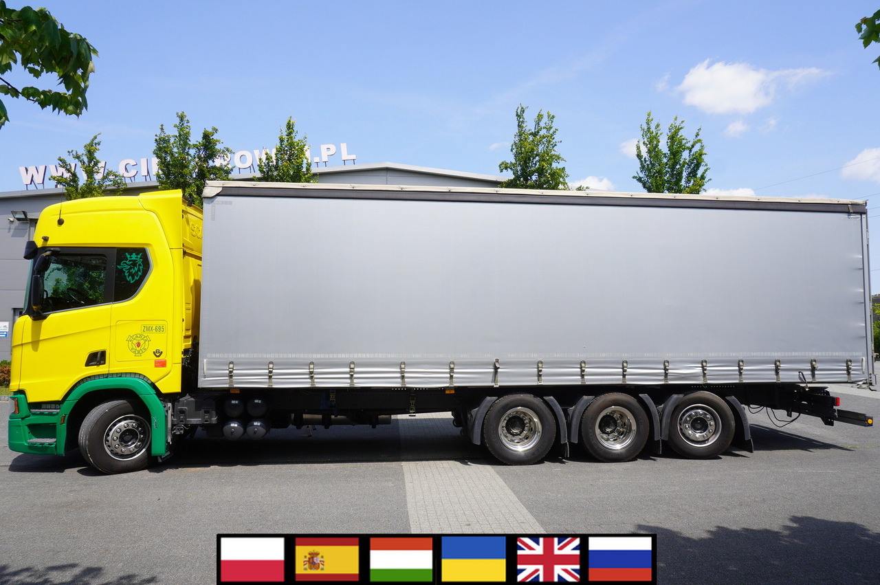 SCANIA R650 V8 8x4 /4 / 2020 / Curtainsider 23 EPAL - Tentinis sunkvežimis: foto 1 SCANIA R650 V8 8x4 /4 / 2020 / Curtainsider 23 EPAL - Tentinis sunkvežimis: foto 1
