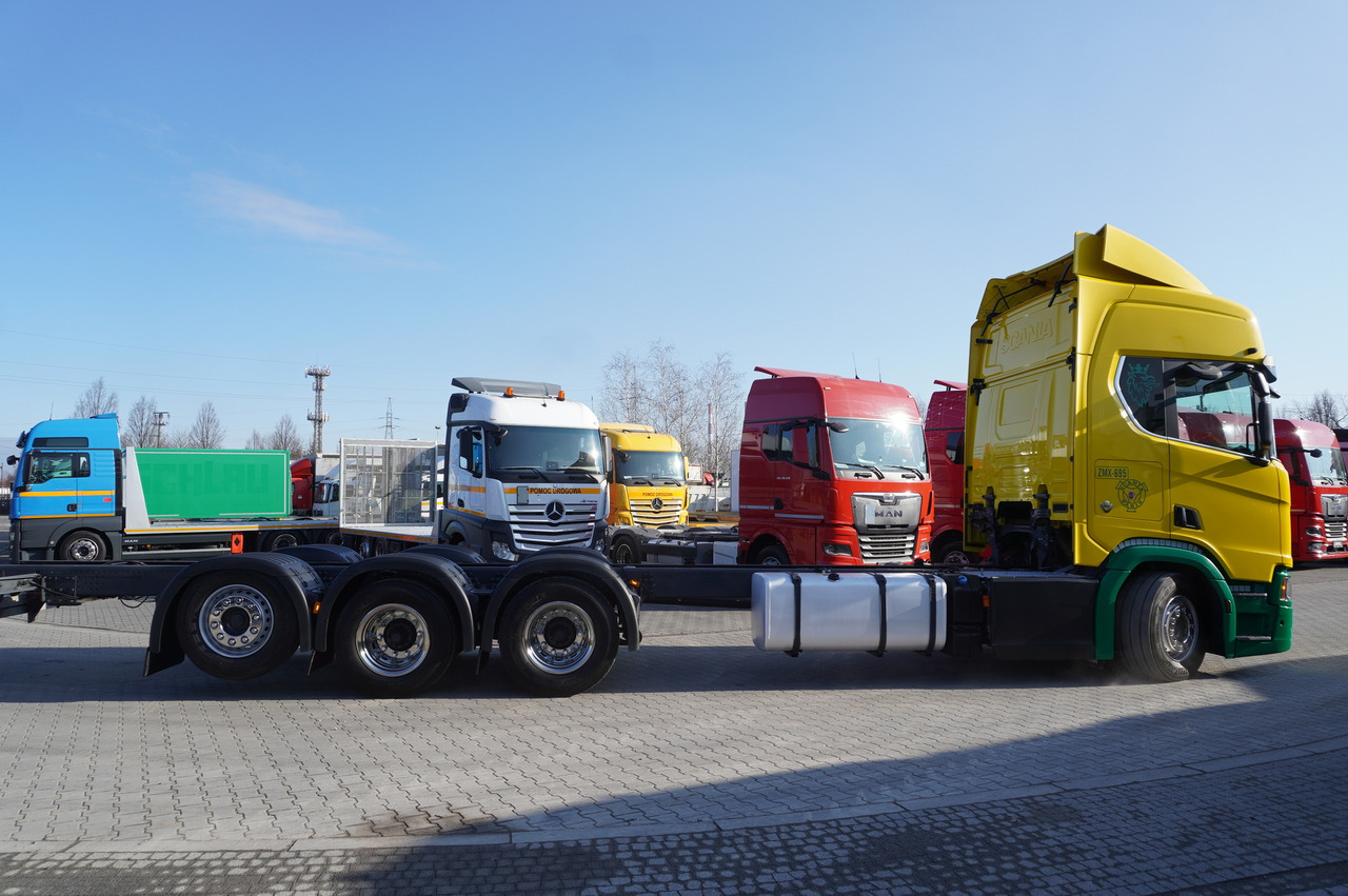 SCANIA R650 V8 8x4/4 E6 / 2020 / Frame 9.7 m - Važiuoklės sunkvežimis: foto 4 SCANIA R650 V8 8x4/4 E6 / 2020 / Frame 9.7 m - Važiuoklės sunkvežimis: foto 4