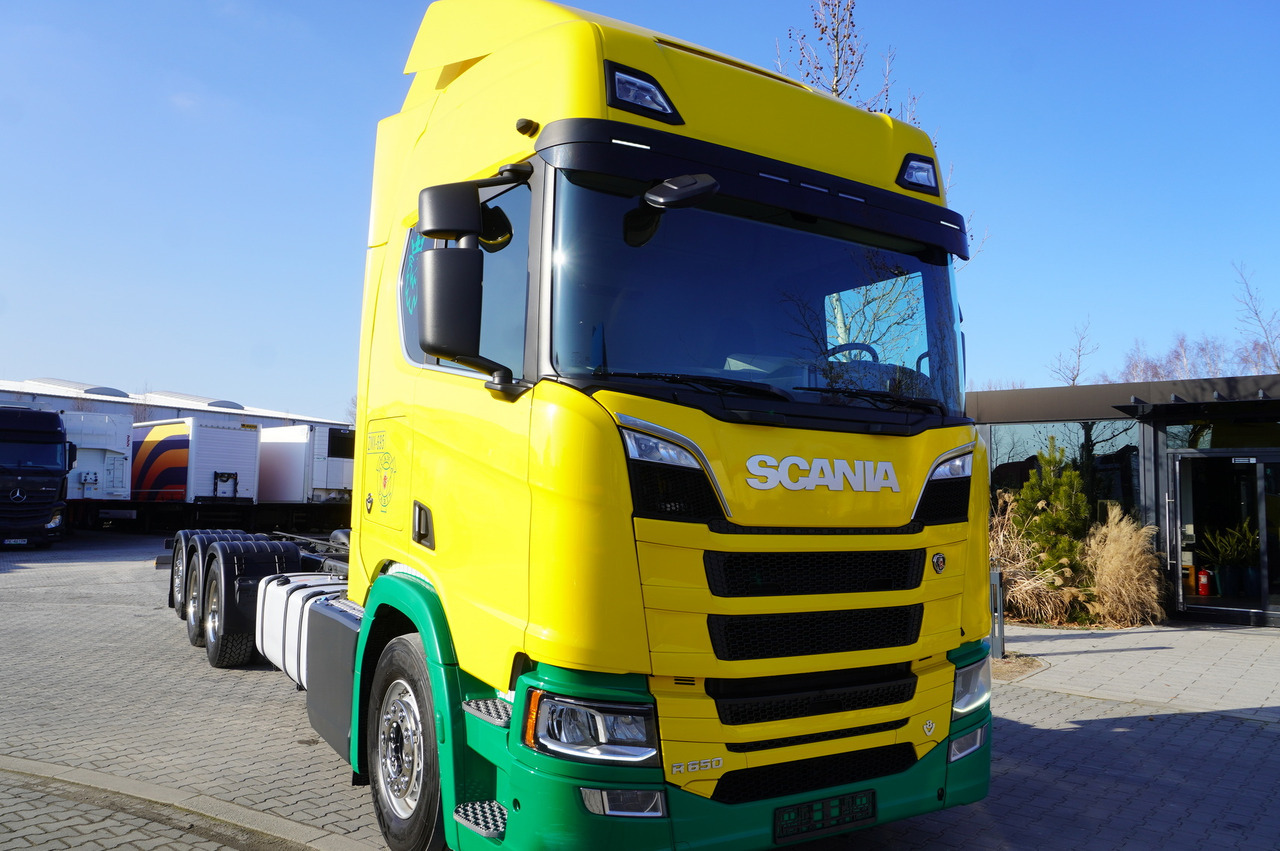 SCANIA R650 V8 8x4/4 E6 / 2020 / Frame 9.7 m - Važiuoklės sunkvežimis: foto 5 SCANIA R650 V8 8x4/4 E6 / 2020 / Frame 9.7 m - Važiuoklės sunkvežimis: foto 5