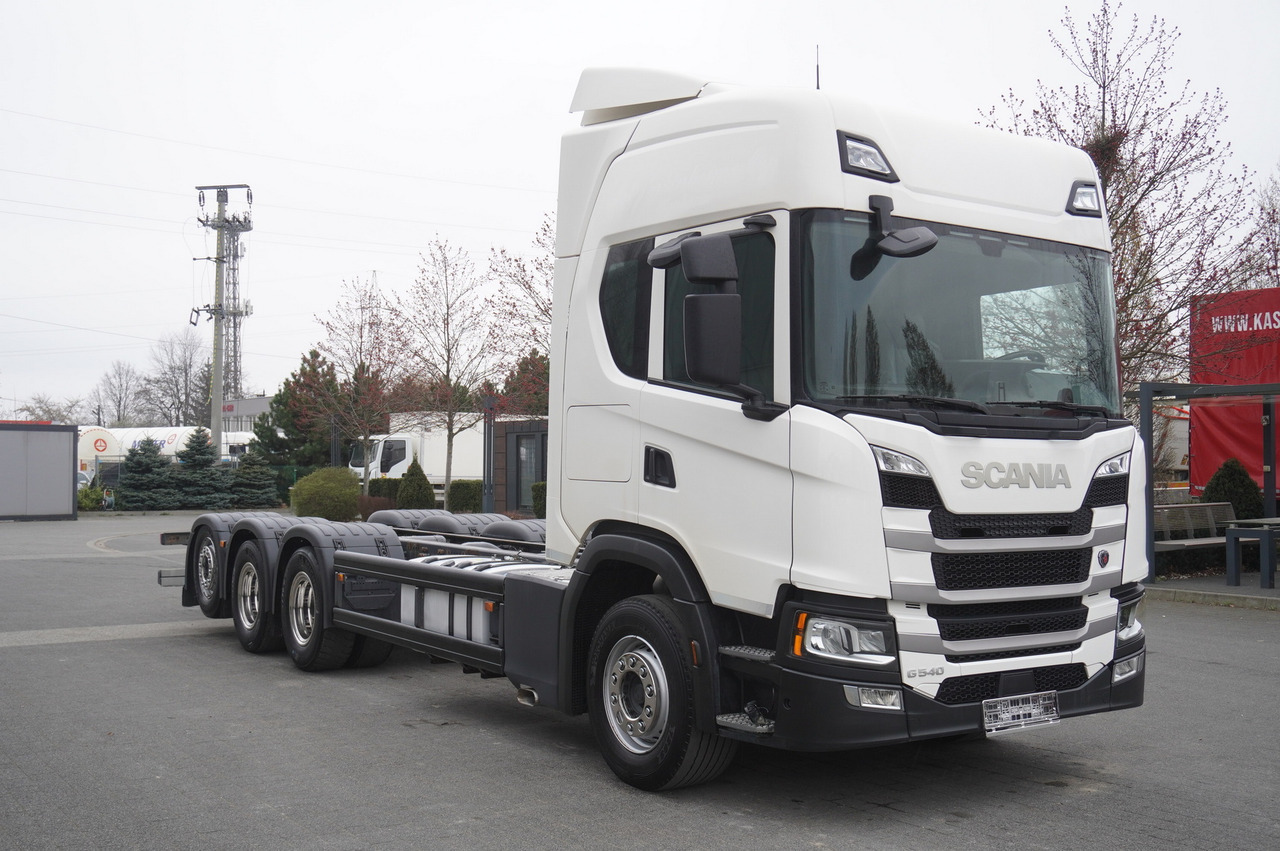 Scania G540 8x4 / Chassis 8.7 m / Steered axle / 2021 - Važiuoklės sunkvežimis: foto 1 Scania G540 8x4 / Chassis 8.7 m / Steered axle / 2021 - Važiuoklės sunkvežimis: foto 1
