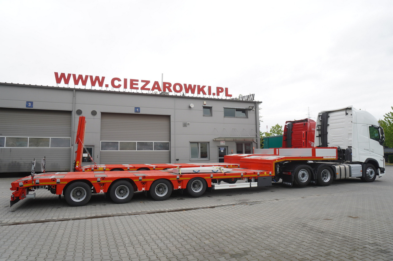 VOLVO FH 500 6 × 2 Globetrotter XL / 2023 / 114 thousand km / Brand-new low-loader Kässbohrer LB3E semi-trailer - Autovežis sunkvežimis: foto 3 VOLVO FH 500 6 × 2 Globetrotter XL / 2023 / 114 thousand km / Brand-new low-loader Kässbohrer LB3E semi-trailer - Autovežis sunkvežimis: foto 3