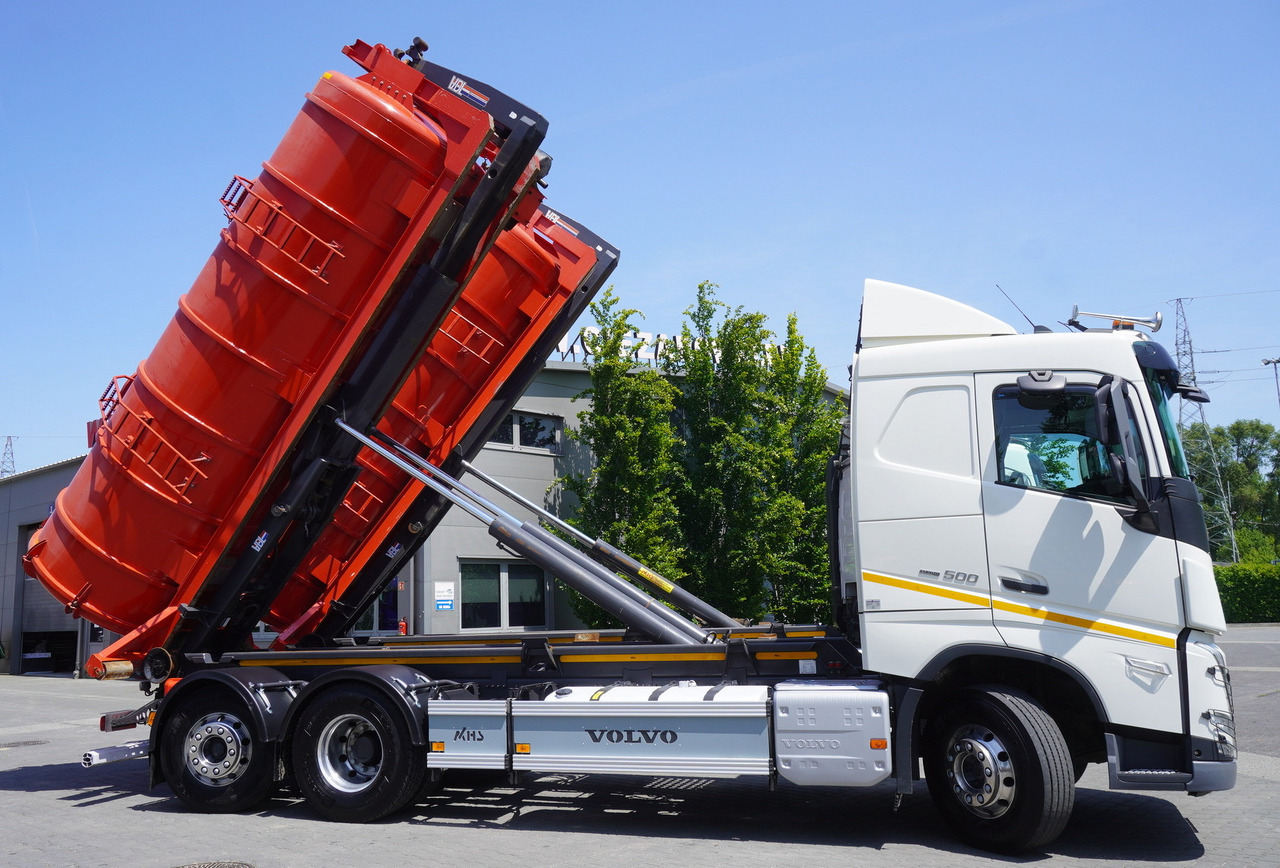 VOLVO Volvo FH 500 / Septic barrel 13000 l / Hook lift 21 t / 2022 / 3rd axle steered / 2 units - Srutovežis: foto 5 VOLVO Volvo FH 500 / Septic barrel 13000 l / Hook lift 21 t / 2022 / 3rd axle steered / 2 units - Srutovežis: foto 5
