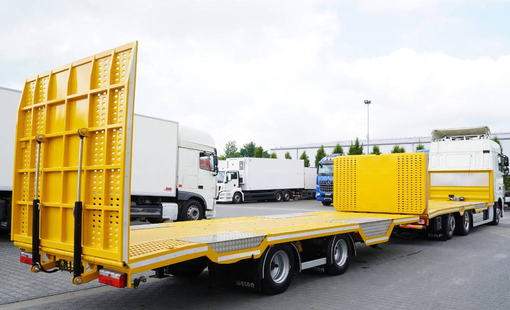 WECON trailer with a new tow truck body y.2023 - Žemo profilio platforma priekaba: foto 4 WECON trailer with a new tow truck body y.2023 - Žemo profilio platforma priekaba: foto 4