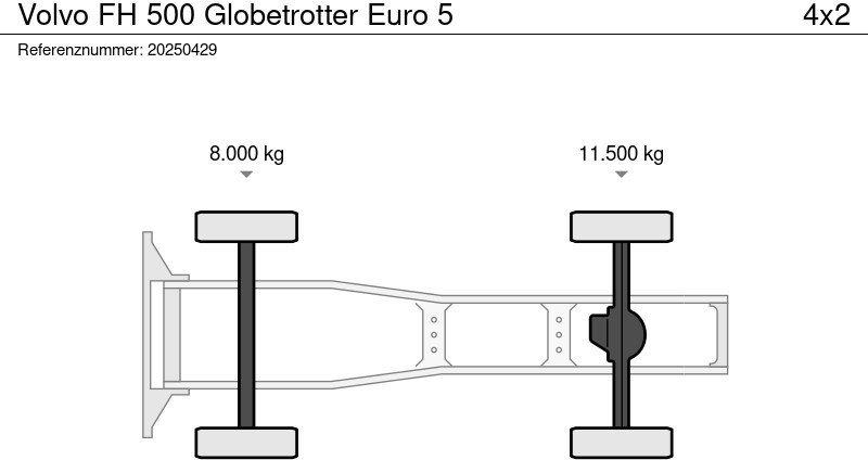 Volvo FH 500 Globetrotter Euro 5 - Vilkikas: foto 5 Volvo FH 500 Globetrotter Euro 5 - Vilkikas: foto 5
