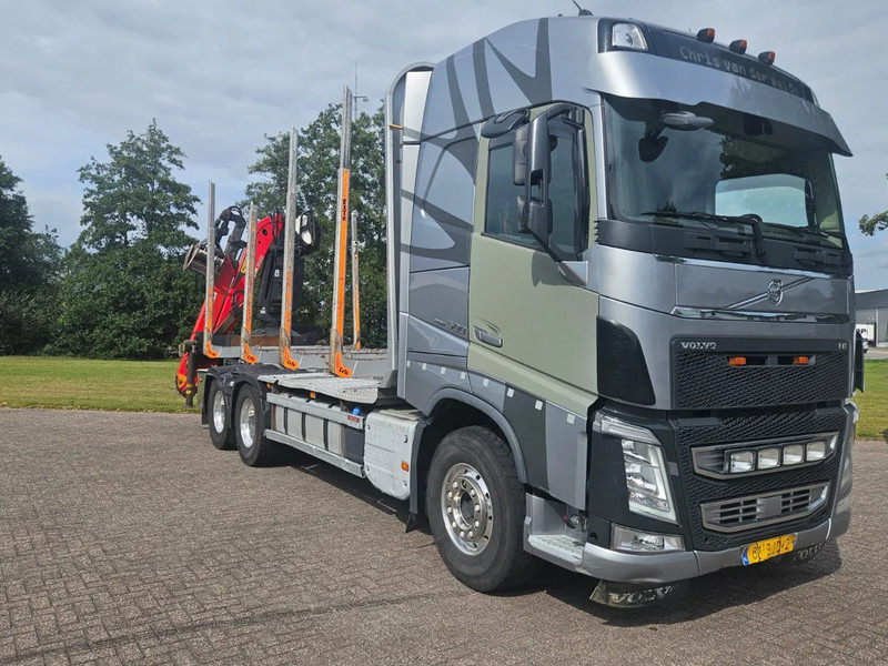 Volvo FH 500 GT XL | 6X4 | Palfinger M10Z | Dynamic Steering | Smart Tacho - Miškovežis, Sunkvežimis su kranu: foto 2 Volvo FH 500 GT XL | 6X4 | Palfinger M10Z | Dynamic Steering | Smart Tacho - Miškovežis, Sunkvežimis su kranu: foto 2