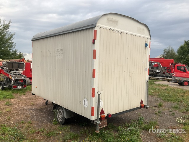 2012 Warrlich 3,50/80/KM/H S/A Enclosed Trailer - Buitinis konteineris, Priekaba: foto 2 2012 Warrlich 3,50/80/KM/H S/A Enclosed Trailer - Buitinis konteineris, Priekaba: foto 2
